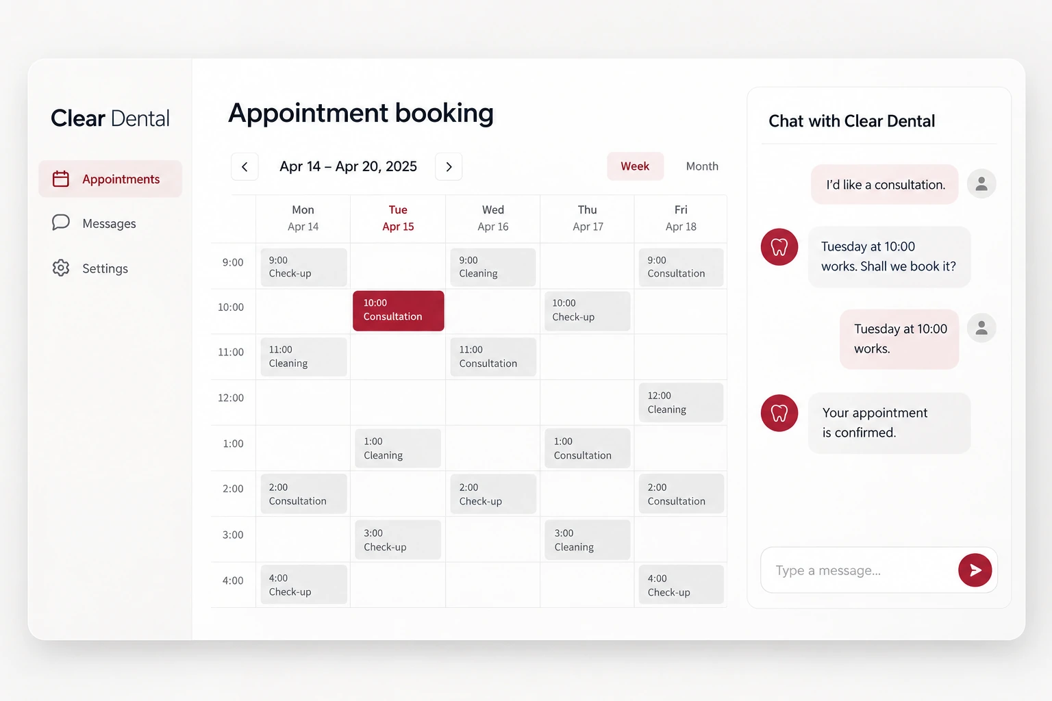 AI Appointment Booking Agents by Vinit Deep — service illustration