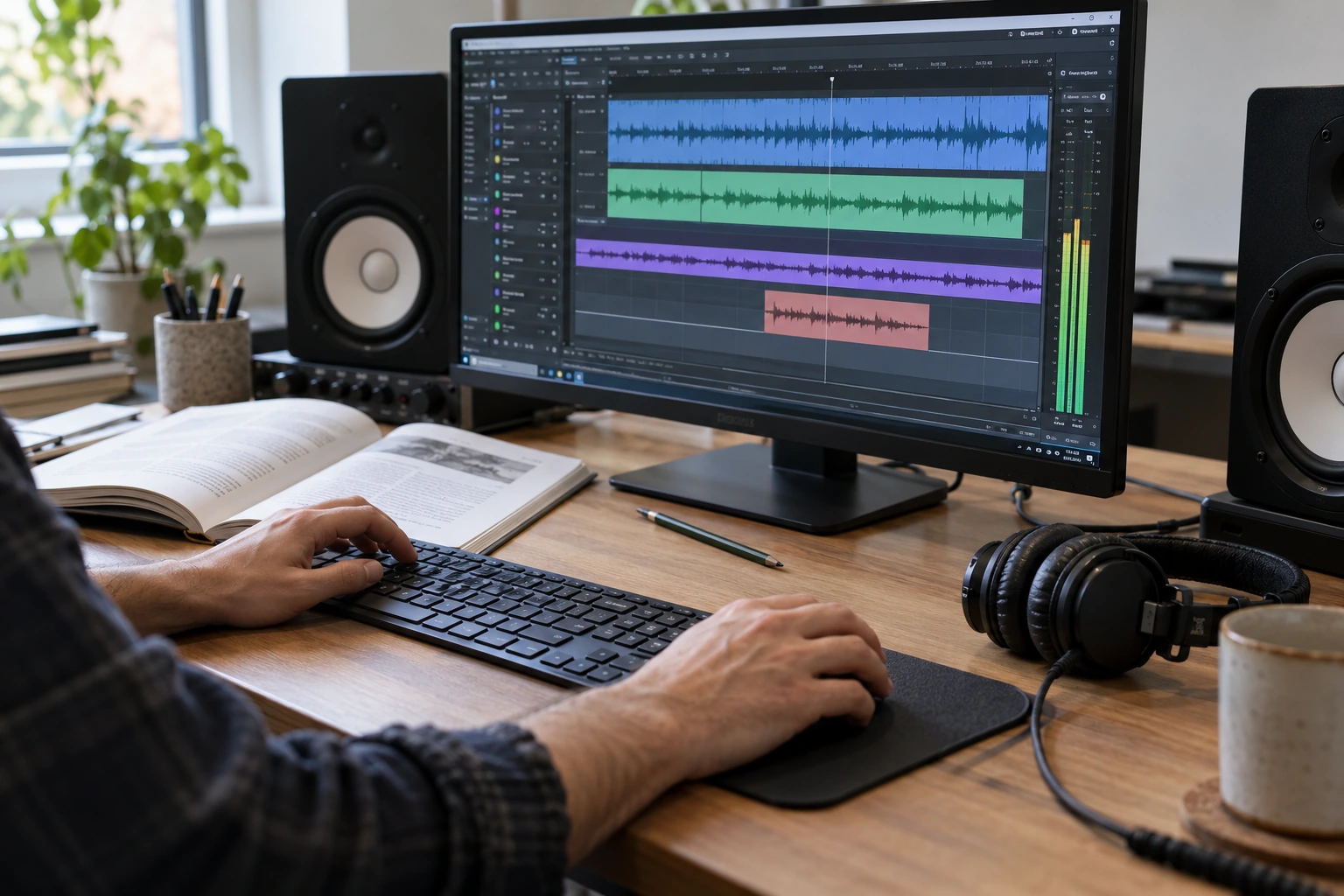 Audiobook Editing by Vinit Deep — service illustration