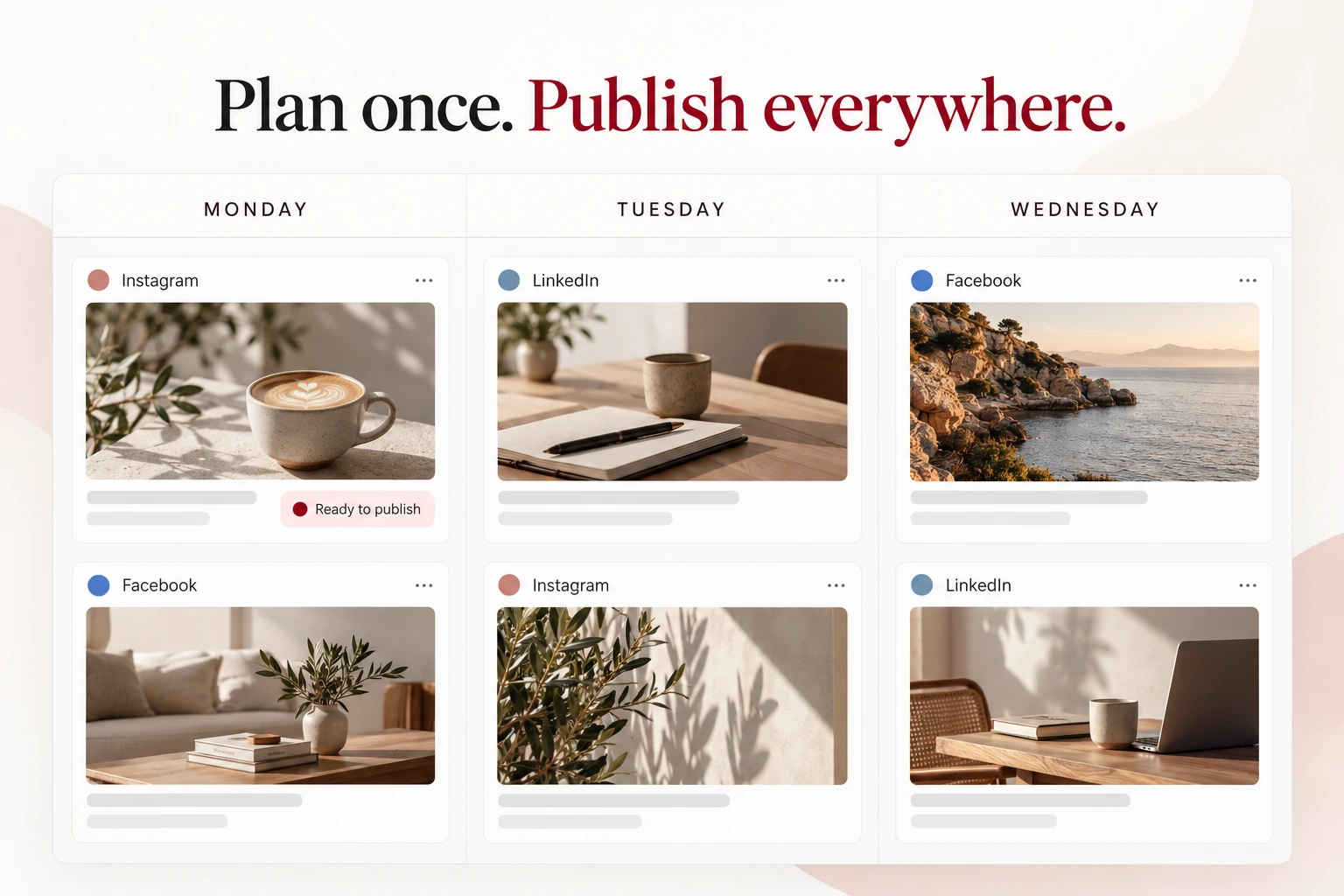 Automated Social Media Publishing by Vinit Deep — service illustration