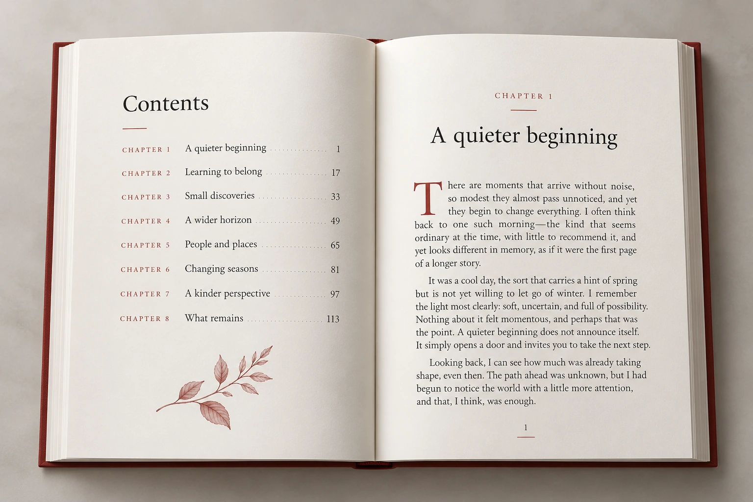 Book Interior Design by Vinit Deep — service illustration