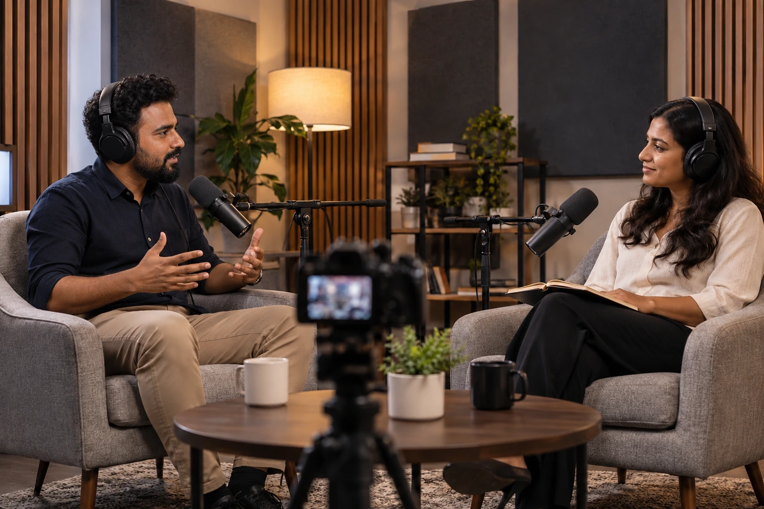 Podcast Video by Vinit Deep — service illustration