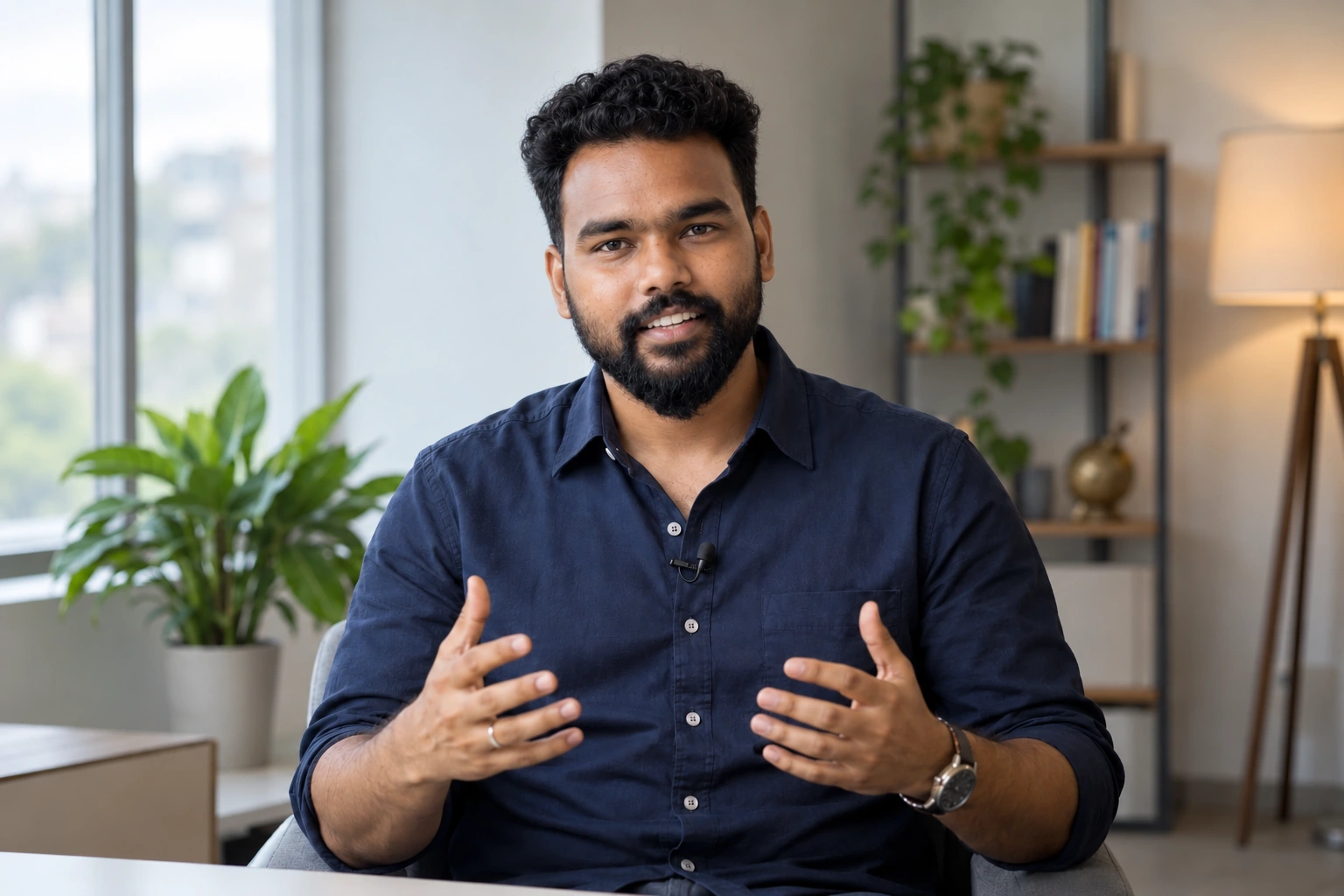 Talking Head Video by Vinit Deep — service illustration