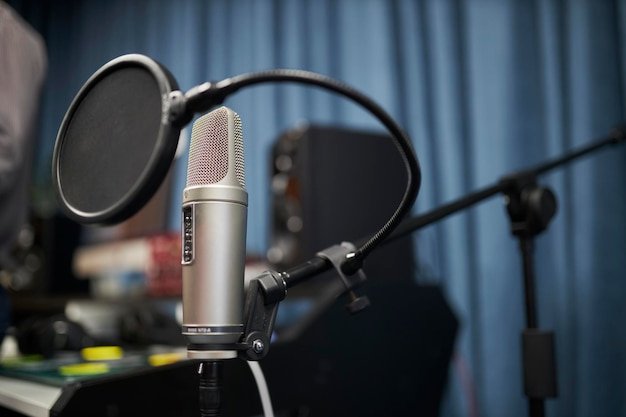 Professional recording studio used by Vinit Deep for audiobook editing